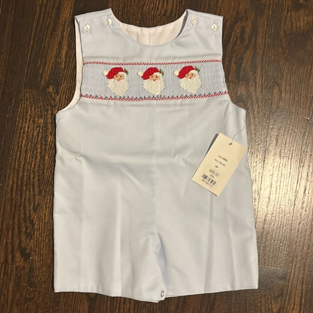 Lulu Bebe blue Santa Jon Jon NWT